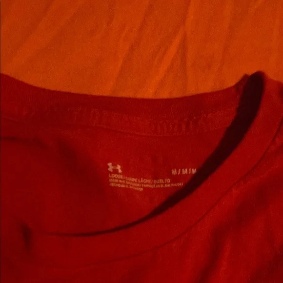 Under Armour Red and Orange Short Sleeve Tees 4 for 1!! - Picture 2 of 6